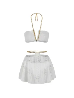 Bikini Sets | Swimwear*Mew Mews Fashion Adrina Chain Bikini Two Piece Set