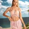 Sets & Co-ords*Mew Mews Aleli Fringe Gemstone Beaded Skirt Set