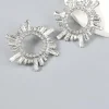 Earrings*Mew Mews Fashion Anisa Crystal Hoop Earrings