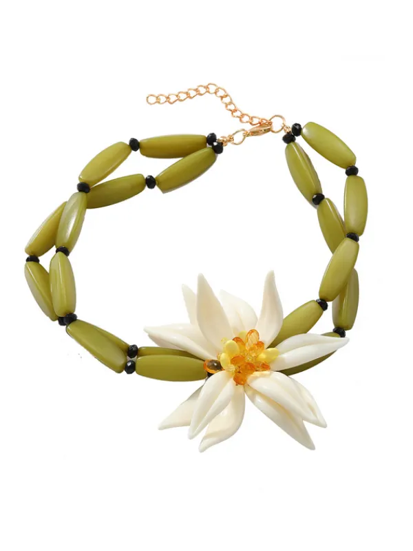 Necklaces*Mew Mews Fashion Bohemian Flower Necklace