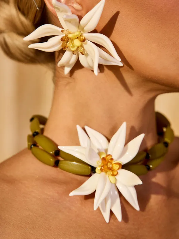Necklaces*Mew Mews Fashion Bohemian Flower Necklace