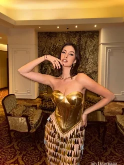 Embellishment | Dresses*Embellishment Buck Corset Acrylic Fringe Maxi Dress