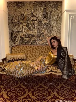 Embellishment | Dresses*Embellishment Buck Corset Acrylic Fringe Maxi Dress