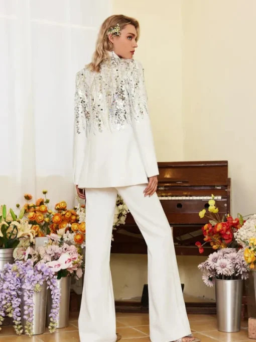 Blazers*Mew Mews Fashion Cato Sequin Embellished Blazer Set