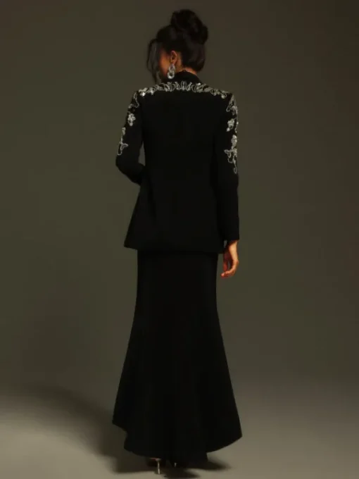 Blazers | Sets & Co-ords*Mew Mews Fashion Charelle Long Sleeve Rhinestone Blazer Set