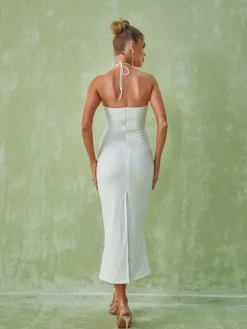Dresses | Midi Dresses*Mew Mews Fashion Dorcas Halterneck Cutout Midi Dress