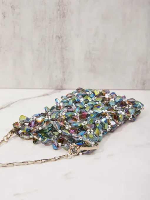 Bags*Mew Mews Fashion Erica Multi Crystal Cutout Bag