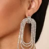Earrings*Mew Mews Fashion Geneva Diamante Arch Earrings