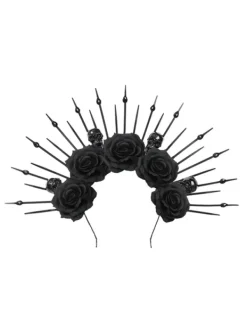 Headwear*Mew Mews Fashion Isandro Flower Skull Crown