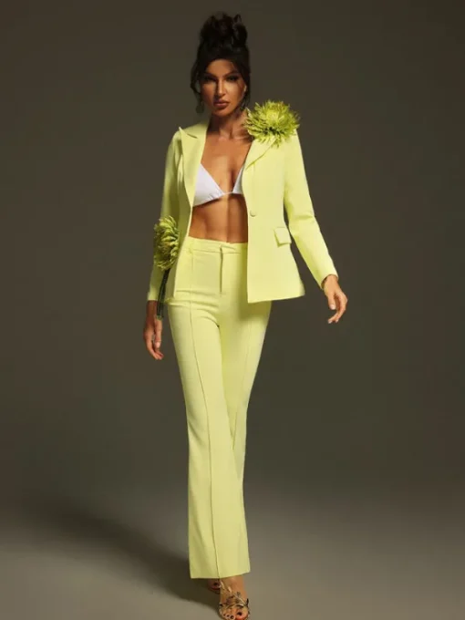 Blazers | Sets & Co-ords*Mew Mews Fashion Jamaun Long Sleeve Flower Blazer Set