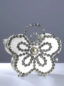 Bags*Mew Mews Fashion Jasleen Crystal Butterfly Bag