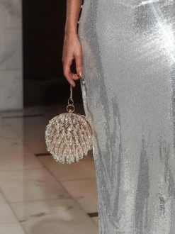 Bags*Mew Mews Fashion Kethel Drip Clear Ball Clutch
