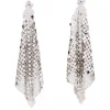 Earrings*Mew Mews Fashion Lusen Triangle Tassel Earrings