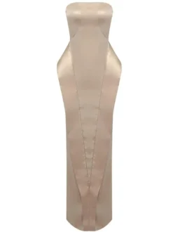 Dresses | Maxi Dresses*Mew Mews Fashion Maxima Strapless Satin Maxi Dress