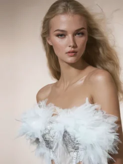 Sets & Co-ords*Mew Mews Fashion O/S Myziak Embroidered Ruched Skirt Set