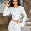 Tops*Mew Mews Fashion Nigella Lace Up Blazer Top