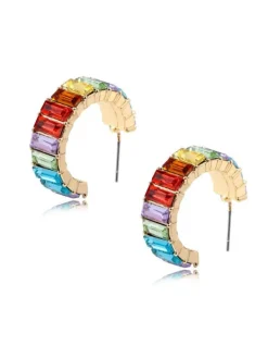 Earrings*Mew Mews Fashion Ottilie Ring Crystal Earrings