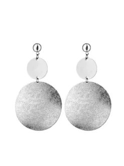 Earrings*Mew Mews Fashion Purnima Round Earrings