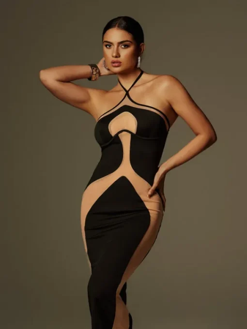 Dresses | Maxi Dresses*Mew Mews Fashion Thaliacea Halterneck Maxi Dress