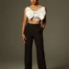 Sets & Co-ords*Mew Mews Fashion Zylara Strapless Bow Twisted Pants Set